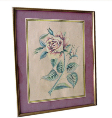 31% OFF on ICB rose painting on paper Paper Print