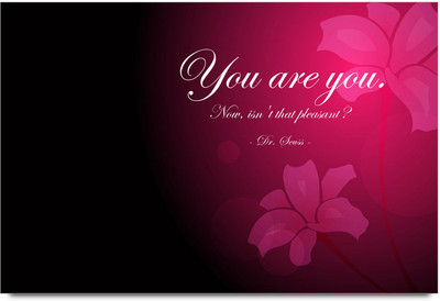 62% OFF on Believe In Youself Quote Paper Print