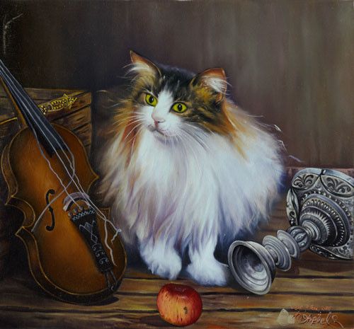 20% OFF on Playful Cat Canvas Art