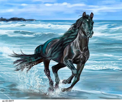 65% OFF on Without Frame - Horse 99 Canvas Art