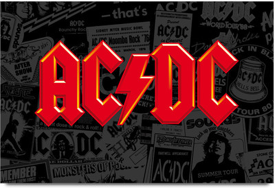 53% OFF on Legendary Acdc Rock Band Poster Paper Print