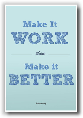 27% OFF on Make it Work Quote Poster for Motivation Paper Print 27% OFF on Make it Work Quote Poster for Motivation Paper Print