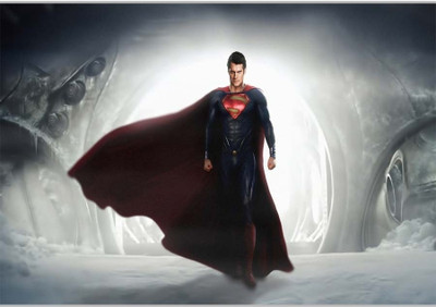 37% OFF on Superman In Snow Cave Poster (18 x 12 Inches) by Shopkeeda Paper Print