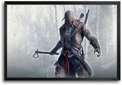 46% OFF on ShopMantra Assasins Creed Sword Laminated Frame Poster Paper Print