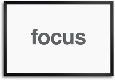 46% OFF on Focus Minimalist Design Laminated Framed Paper Print 46% OFF on Focus Minimalist Design Laminated Framed Paper Print