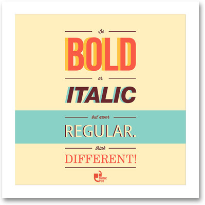 5% OFF on Be bold or italic But never regular White Square Frame Photographic Paper 5% OFF on Be bold or italic But never regular White Square Frame Photographic Paper