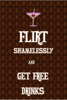 35% OFF on Flirt Shamelessly Paper Print