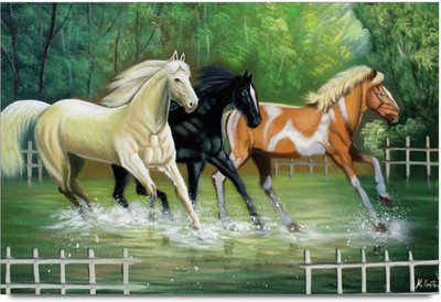 34% OFF on Amy Three Horses Running 3D Poster 34% OFF on Amy Three Horses Running 3D Poster