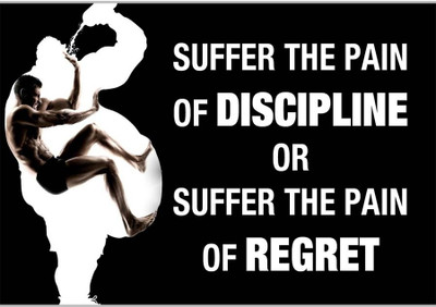 37% OFF on Suffer The Pain Poster (18 x 12 Inches) by Shopkeeda Paper Print