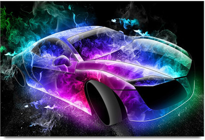 50% OFF on Supercar Paper Print