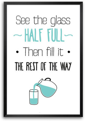 46% OFF on ShopMantra Sarcastic Quote Laminated Frame Poster Paper Print