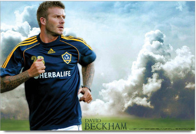 75% OFF on Run David Beckham N Paper Print