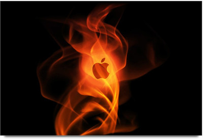 50% OFF on Burnning Apple Logo Paper Print 50% OFF on Burnning Apple Logo Paper Print