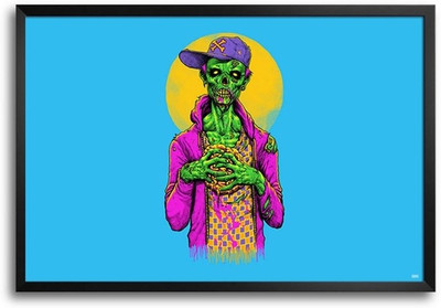 74% OFF on Neon Skeleton Fp00004504 Framed Photographic Paper