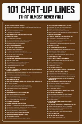 6% OFF on 101 Chat Up Lines Paper Print