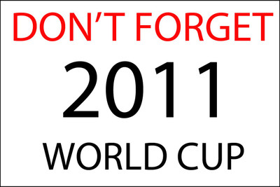 66% OFF on Don't forget 2011 World Cup Poster Paper Print