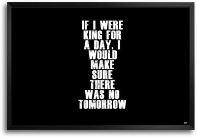 74% OFF on King For A Day Fp00004653 Framed Photographic Paper