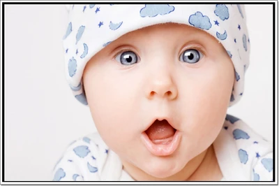 50% OFF on Baby With Blue Eyes Poster Paper Print