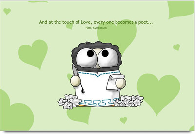 53% OFF on At the Touch of Love, Everyone Becomes a Poet Quote Design Laminated Poster Paper Print