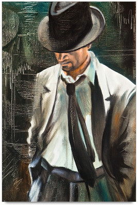 75% OFF on Amy Men With Hat 3D Poster