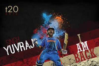 79% OFF on Yuvraj I am BACK Paper Print 79% OFF on Yuvraj I am BACK Paper Print