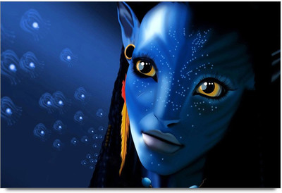 34% OFF on Amy Beautiful Avatar Neytiri Face 3D Poster 34% OFF on Amy Beautiful Avatar Neytiri Face 3D Poster