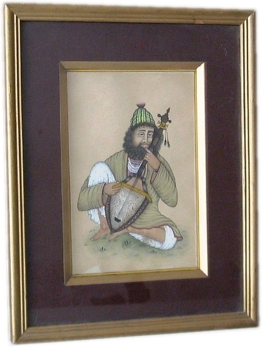 31% OFF on ICB Persian musician fakir painting on paper Paper Print