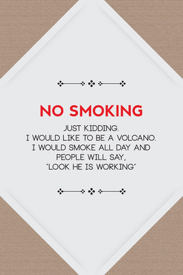 8% OFF on No Smoking Paper Print