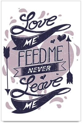 53% OFF on Beautiful Quote Typograpy Poster Paper Print