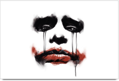 62% OFF on Joker Crying Paper Print 62% OFF on Joker Crying Paper Print