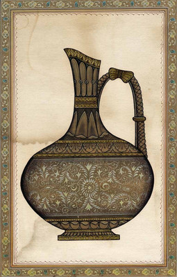 55% OFF on Decorative Jug Mughal Miniature Fine Art Print