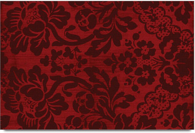 75% OFF on Amy Rough Red Fabric Flower Pattern 3D Poster