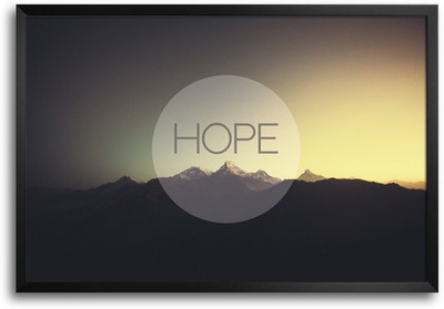 50% OFF on ShopMantra Inspiring Hope Laminated Frame Poster Paper Print