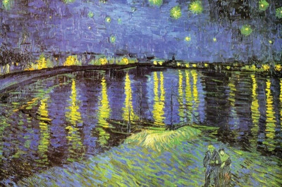 40% OFF on Starry Night Over the Rhone Paper Print