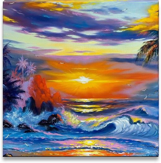 38% OFF on Beautiful Sea Evening Canvas Art 38% OFF on Beautiful Sea Evening Canvas Art