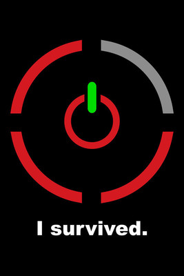 8% OFF on I Survived Paper Print