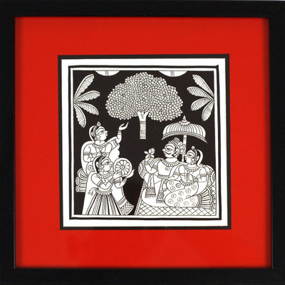 Royal Court Phad Canvas Art