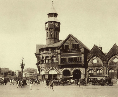 Crawford Market-Bombay-C.1880 Photographic Paper