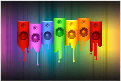 37% OFF on Spoilt - Colourful Stereos Paper Print 37% OFF on Spoilt - Colourful Stereos Paper Print