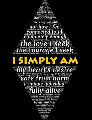 30% OFF on Self Awareness Word Art Paper Print