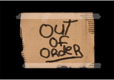 37% OFF on Out Of Order Poster (18 x 12 Inches) by Shopkeeda Paper Print