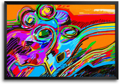 46% OFF on Abstract Modern Composition -SMFP00001771 Laminated Framed Paper Print