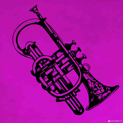Saxophone - Pop Paper Print