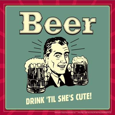25% OFF on bCreative Beer Drink 'Til She Is Cute! (Officially Licensed) Paper Print 25% OFF on bCreative Beer Drink 'Til She Is Cute! (Officially Licensed) Paper Print
