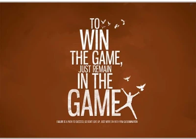 75% OFF on To Win The GamePoster (18 x 12 Inches) by Shopkeeda Paper Print