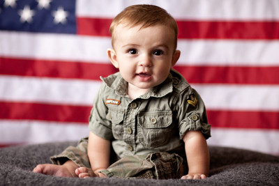 31% OFF on Child's love - Military Baby Paper Print