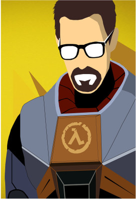 60% OFF on Gordon Freeman from Half Life Video Game Paper Print 60% OFF on Gordon Freeman from Half Life Video Game Paper Print