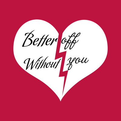 75% OFF on Better Off Without You Paper Print