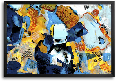 46% OFF on Modern Illustration Paint Laminated Framed Paper Print