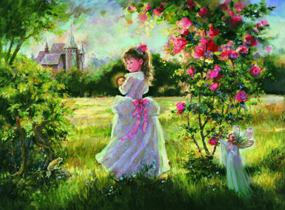 11% OFF on Wonder Image Little Girl and Magical Fairy Art Print Canvas Art 11% OFF on Wonder Image Little Girl and Magical Fairy Art Print Canvas Art